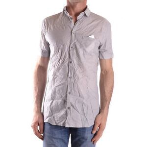 Neil Barrett Casual ButtonDown Shirt Pocket Men grey Shirts
